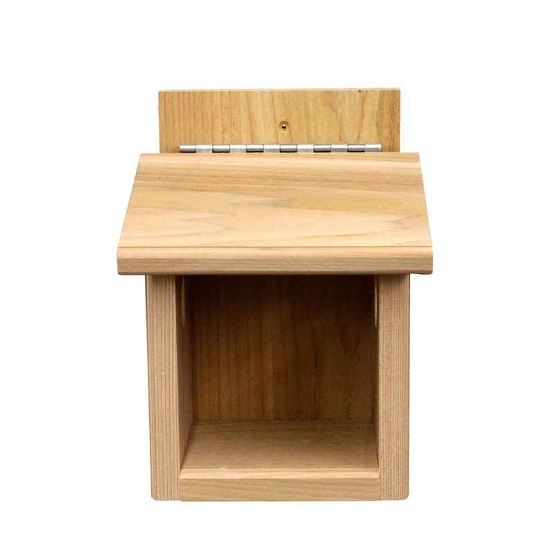 Kettle Moraine Cedar Post Mount Bluebird Mealworm Feeder
