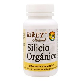 Silicio Orgánico Cápsulas Riket Natural Suplemento Nutricional