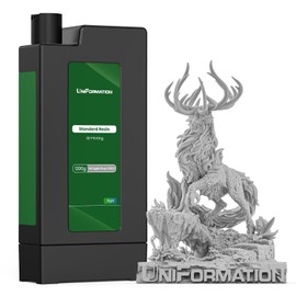 GK3 Ultra Boxed Standard 3D Printer Resin Fast UV Curing Plant-Based 3D Resin Liquid with High Precision Low Viscosity Suit for 8K/12K/14K DLP LCD 3D Printing Miniatures,Garage Kits,HD Light gray3.6KG