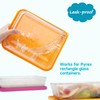 VIOTIIN 3 Cup 6 Cup 11 Cup Rectangle Silicone Storage