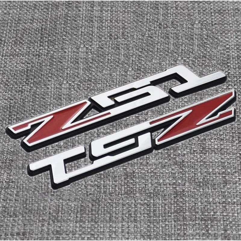 2Pcs Z51 Emblems Car Badge 3D Nameplate Letter Compatible with