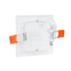 G.W.S® 6W Ultra Thin Square LED Recessed Flat Panel Downlight