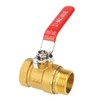 Brass Ball Valve 1" BSP DN25 Level Handle Male and