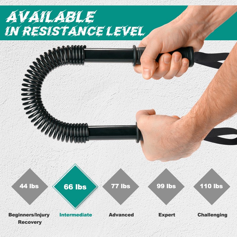 Power Twister Bar (66LB) – Arm & Forearm Workout Equipment
