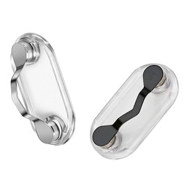 2 pieces stainless steel magnetic glasses holder, magnetic ID holder, glasses holder, magnetic glasses holder, for fasteners, glasses, badges, ID cards