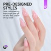 Gelike ec Soft Gel Press On Nails: Medium Almond X-French