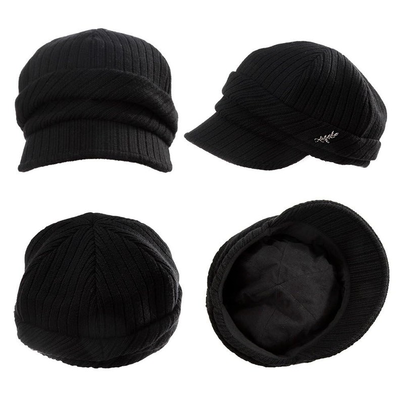 Siggi Women's Knit Hat, Cap, Cap, Adjustable Size, Cotton, With