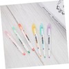 Operitacx 6 Highlighters Pastel Highlighter Chisel Tip Highlighter Gel Highlighter