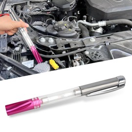 Fluher 1 Pack Automotive Circuit Diagnostic Pen, Test Pen with Light Bulb, Multifunctional Spark Plug Detector, Universal for Most Cars, Trucks, SUVs (Pink #1)