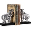 MXARLTR Elephant Book Ends Decorative, Bookends for Shelves, Book Ends