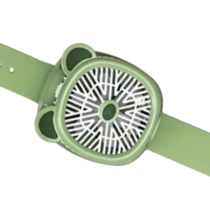 Mini Fan Watch USB Charging Rechargeable 3 Gear Portable Wrist