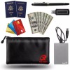 QLASH NEW 2000℉ Waterproof & Fireproof Bag Money Cash Passports