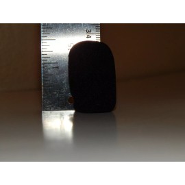 Unbranded 1 black Microphone Headset Windscreen Sponge Foam Mic Cover (one)  35mm x 23mm