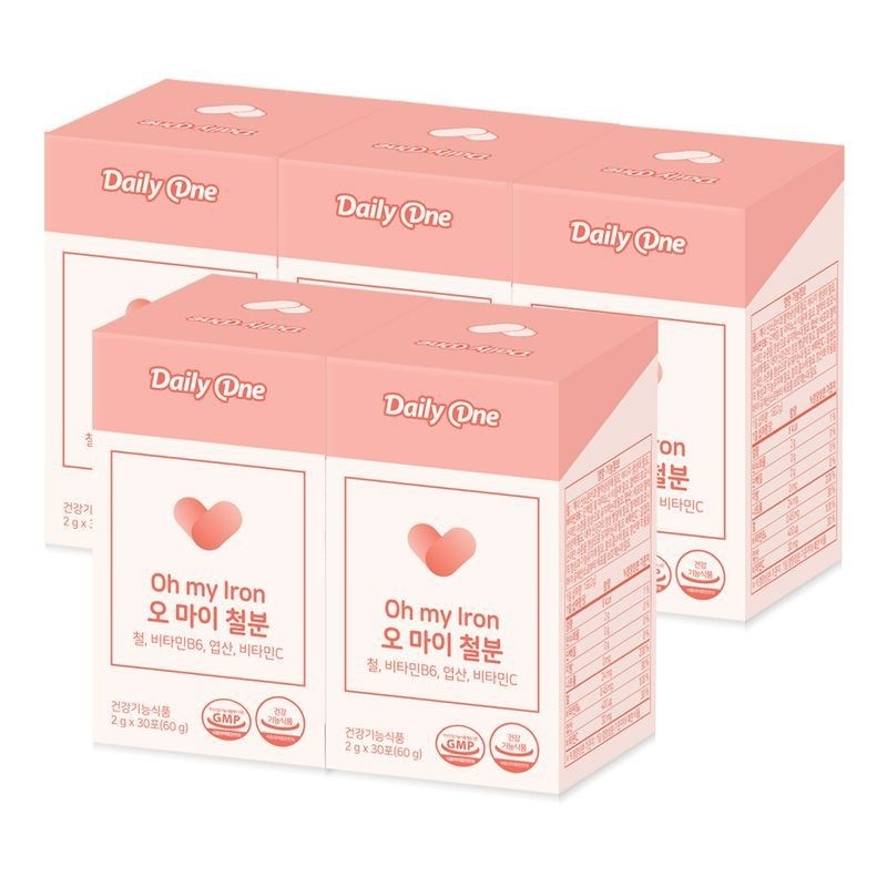 Daily One Oh My Iron Non-heme Iron Iron Supplement 2g