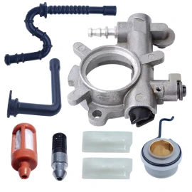 For STIHL Oil Pump Oiler Worm Gear Oil Fuel Filter Line Kit for Stihl 036, MS360,MS360 Pro