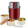 82oz Thermo Container For Hot Food, 3 Tier Wide Mouth