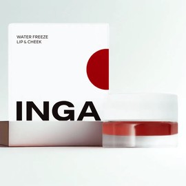 Anjumain Inga Water Freeze Lip & Cheek 7g, chili red, 1 pack / 잉가 워터 프리즈 립앤치크 7g, 칠리레드, 1개