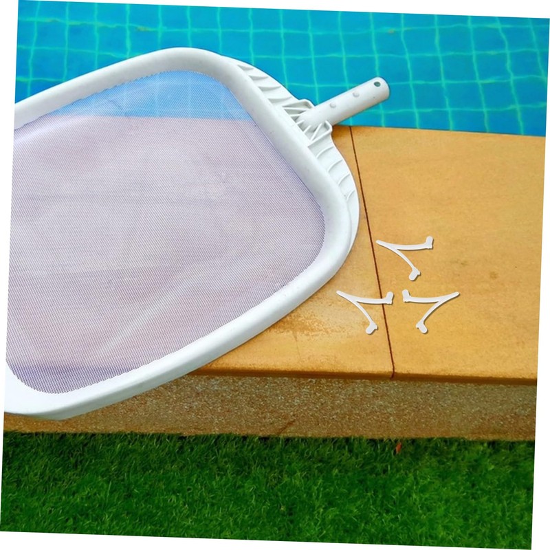 BESPORTBLE 1set Pool Cleaning V Clips Durable Handle Clips for