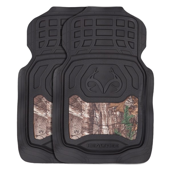 Realtree Xtra Camo 2-pc Front Floor Mats for Trucks, Cars and SUV