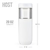 HOST Freeze Double Walled Insulated Water Bottle Freezer Tumbler with