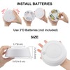 BIGMONAT Cordless Ceiling Light with Motion Sensor, Battery Operated Led