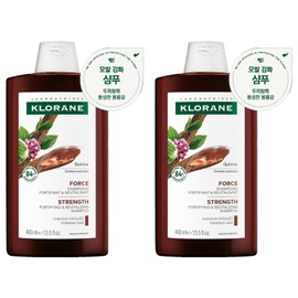 클로란 퀴닌 샴푸, 400ml, 2개 Klorane Quinine Shampoo, 400ml, 2 Packs