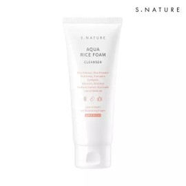 SN Nature [에스네이처] 아쿠아 라이스 약산성 클렌징폼 160ml SN Nature Aqua Rice Mild Acidic Cleansing Foam 160ml