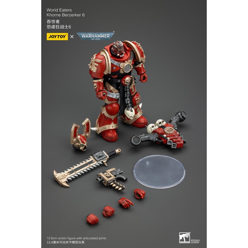 JoyToy Warhammer 40k: World Eaters Khorne Berzerker 6 1:18 Scale
