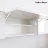 KOTARBAU® Universal Flap Fitting Lift II White PVC Flap Holder