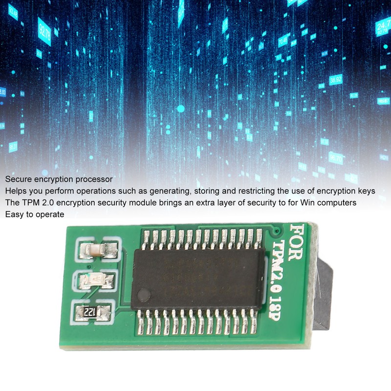 TPM 2.0 Module PCB Material LPC Interface TPM 2.0 Encryption