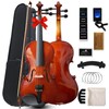 Acoustic Violin 4/4 Full Size Set,Beginner Violin for Adults Students