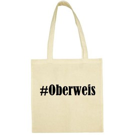 Reifen-Markt Tasche #Oberweis Größe 38x42 Farbe Natur Druck Schwarz