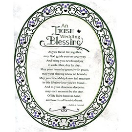 Autom Catholic print picture - irish wedding blessing - 8'' x 10'' ready to be framed