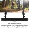 Bike Handlebar Extender Aluminium Alloy Fadeless Easy Installation Bicycle Handlebar