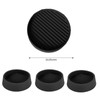 8 Pieces Non-Slip Rubber Furniture Coasters, Round Carpet Protector Cups,