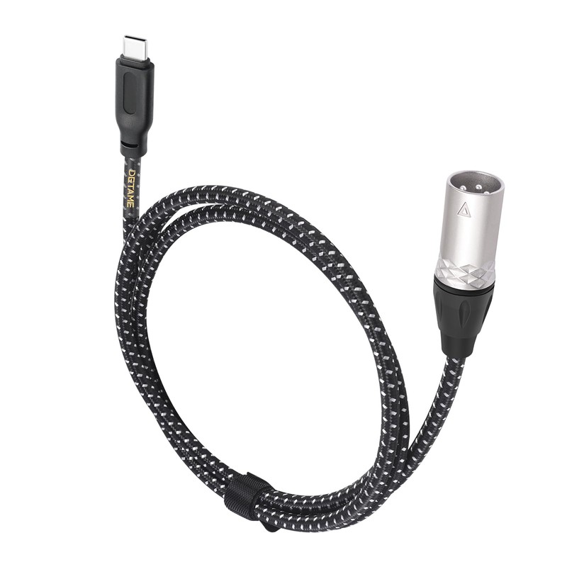 USB c to XLR Male Audio Cable,24Bit/96Khz USB C Smartphone/Laptop