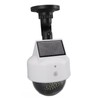 Solar Dummy Fake Camera Security Outdoor Solar Powered Simulated Surveillance