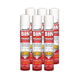 Zinsser 356880-6PK B-I-N Primer Turbo Spray System, 26 oz, White, (Pack of 6)