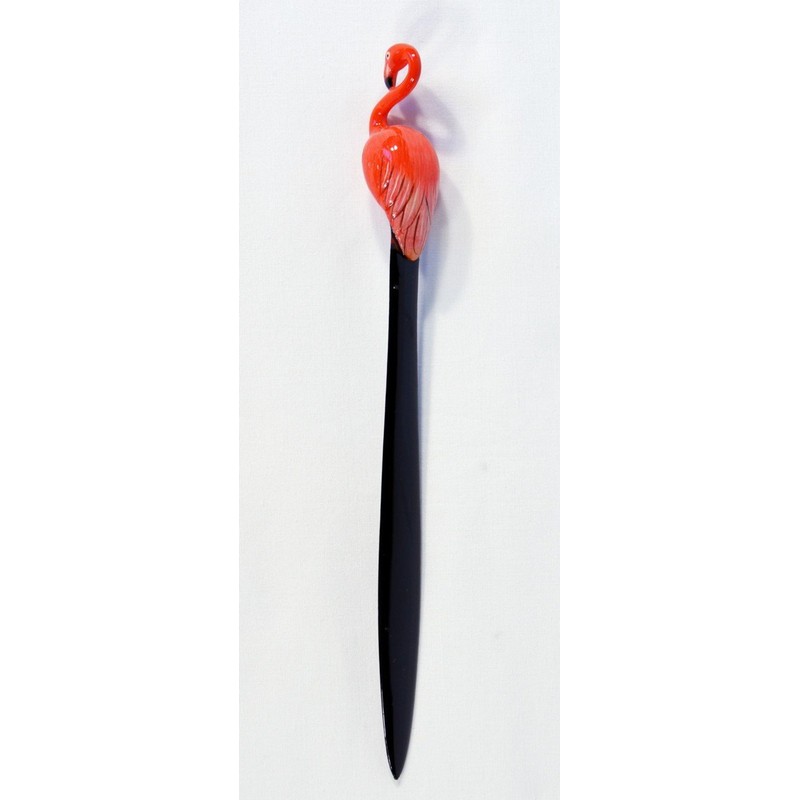 LX Hand Painted Pink Flamingo Bird Letter Opener