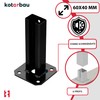 KOTARBAU® Post Support 60 x 40 mm Dowel Plate with