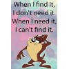 Made in USA FUNNY Tasmanian Devil 4X6 Fridge Magnet Refrigerator