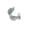 Gascem Door Knob Lockout Device (Matt Silver, 1 Padlock). Door