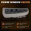 15883319 Master Power Window Switch & Gray Bezel Assembly with