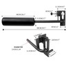 Single Leg Squat Roller for Squat Rack,Extended Length Leg Press