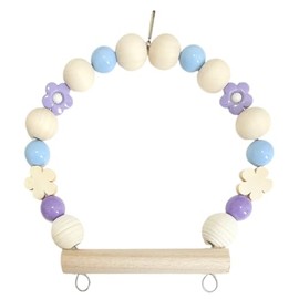 Bird swing type B (B71: Purple, S size 14 x 14 cm) for small birds, for small birds