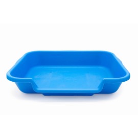 NE14pets KittyGoHere Litter Box Senior Cat Box for Kitties That Can't cope with a Traditional Litter Box (Large, Little Boy Blue)