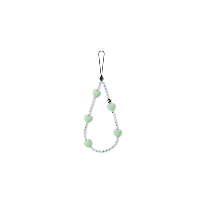 CASETiFY Heart Phone Charm - Mint Heart