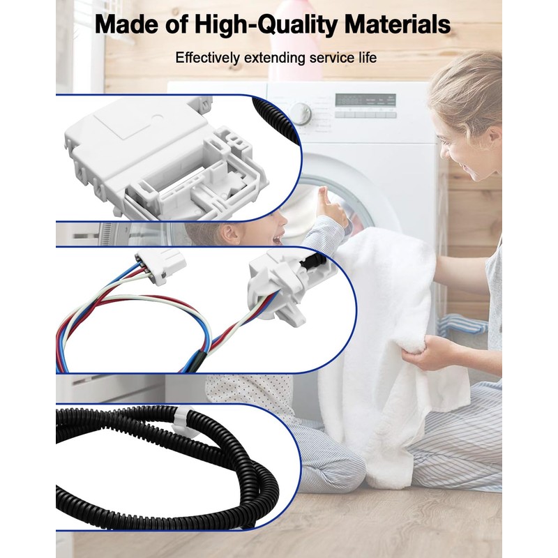 Washer Lid Lock and Wire Harness and Wire Harness Fit