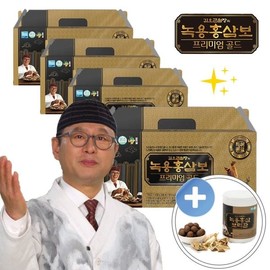 26년형 김오곤 녹용홍삼보 프리미엄 골드 5개월+보력환 30환 부모님 효도선물 2026 Kim O-gon Deer Antler Red Ginseng Premium Gold 5 Months + Power Pill 30 Pills Parent Appreciation Gift