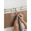Moen Brushed Nickel Adjustable 57 to 60-inch Stainless Steel Double